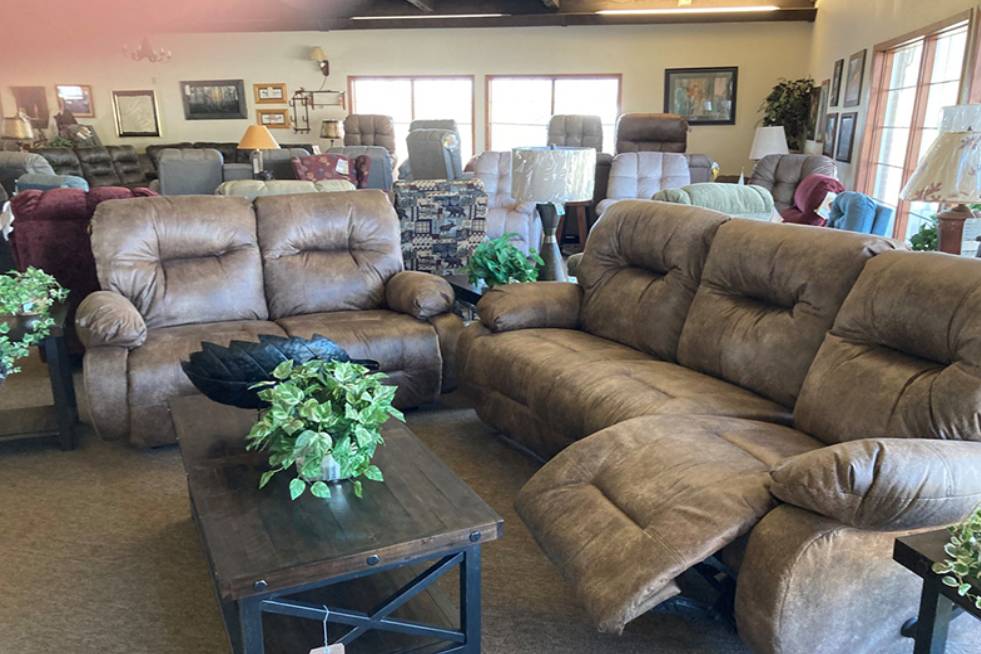 modern sofa set in the house